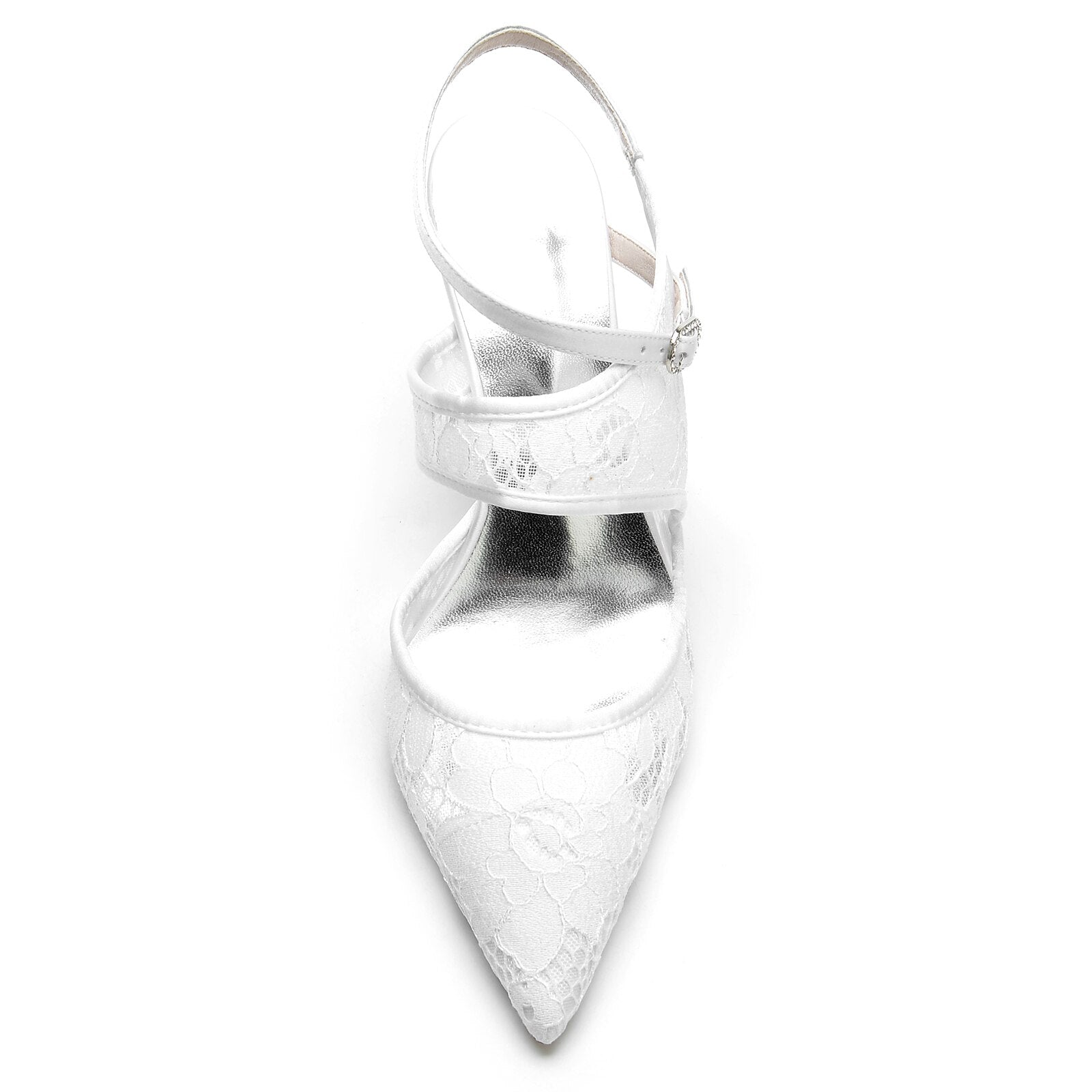 Stiletto Slingback Bridal Wedding Party Prom Shoes - LiveTrendsX