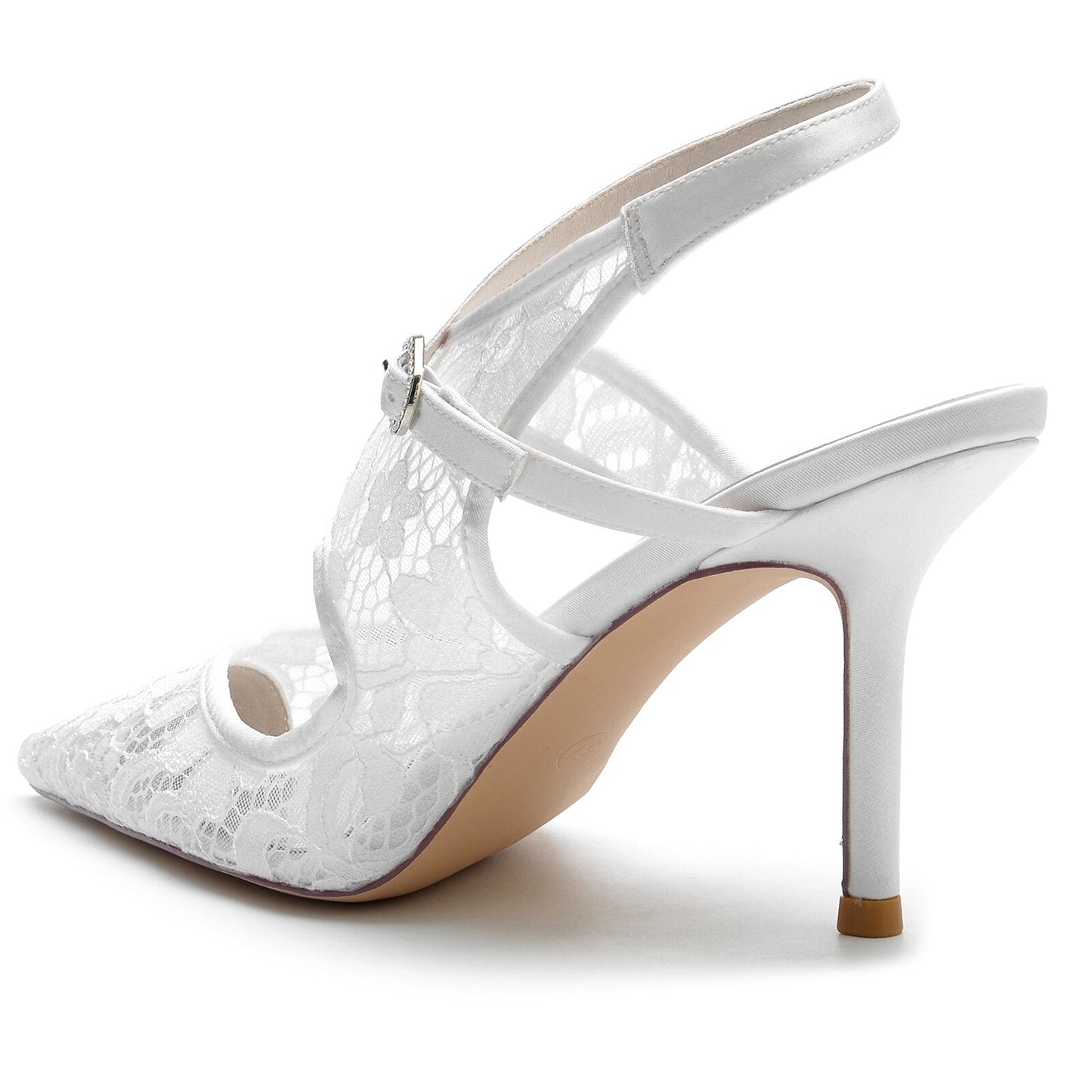 Stiletto Slingback Bridal Wedding Party Prom Shoes - LiveTrendsX