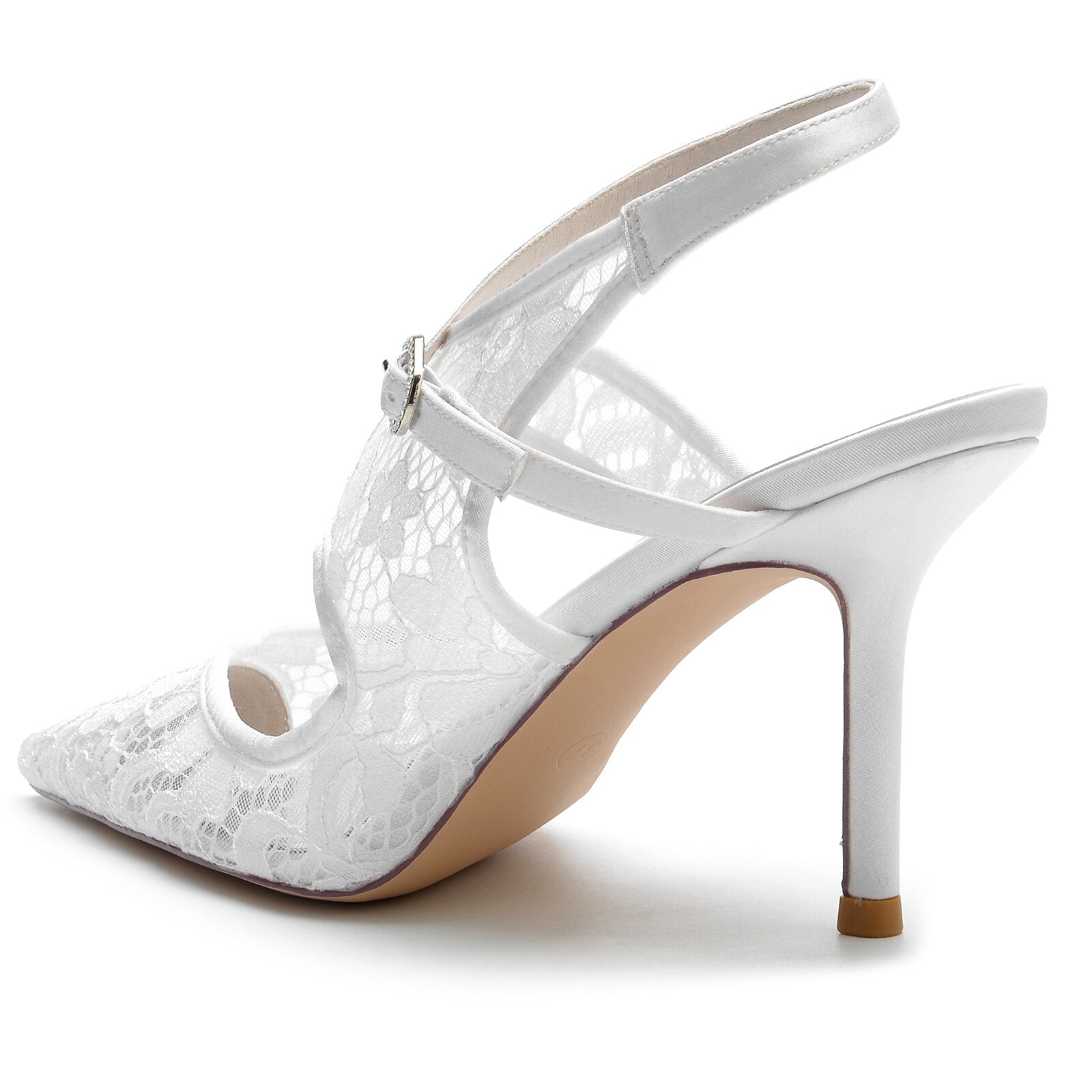 Stiletto Slingback Bridal Wedding Party Prom Shoes - LiveTrendsX