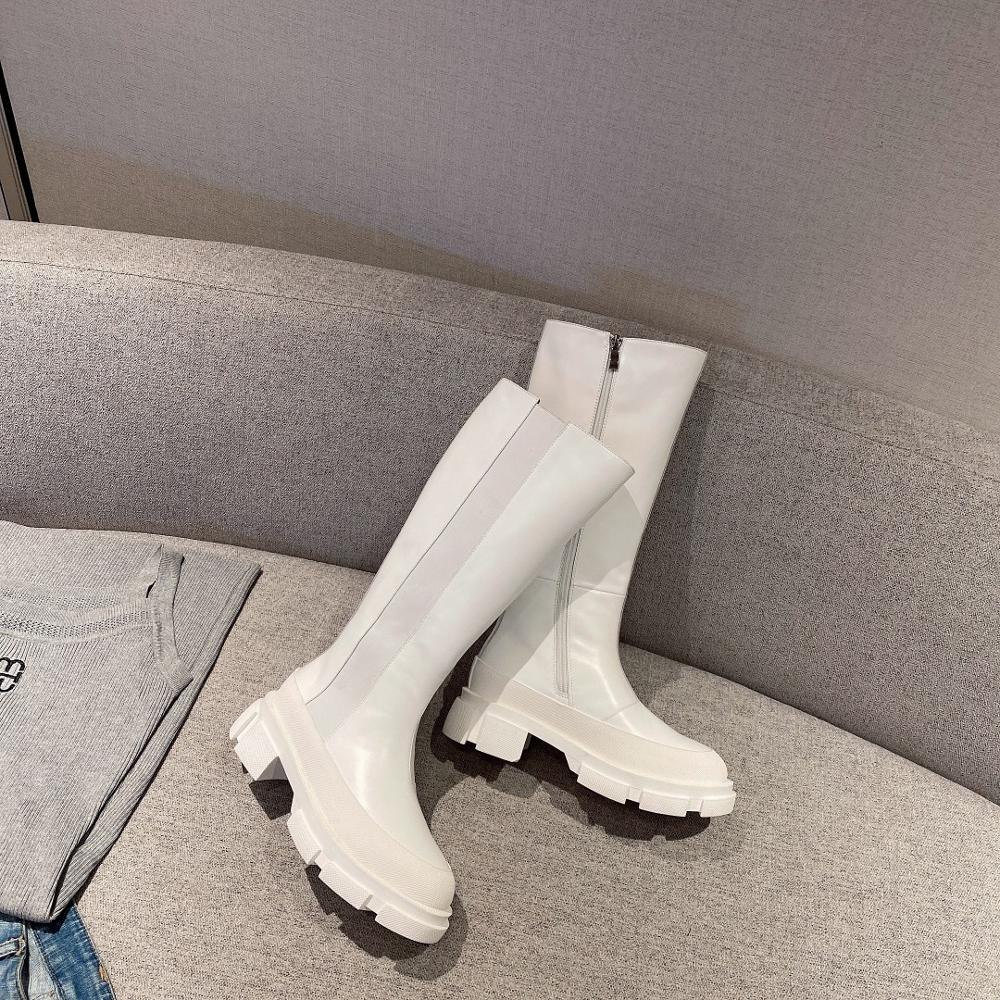 Thick Sole Platform Punk Boots Round Toe Ankle Boots - LiveTrendsX