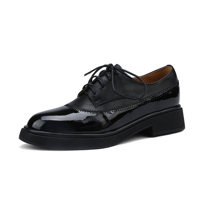 Women Genuine Leather Oxfords Shoes - LiveTrendsX