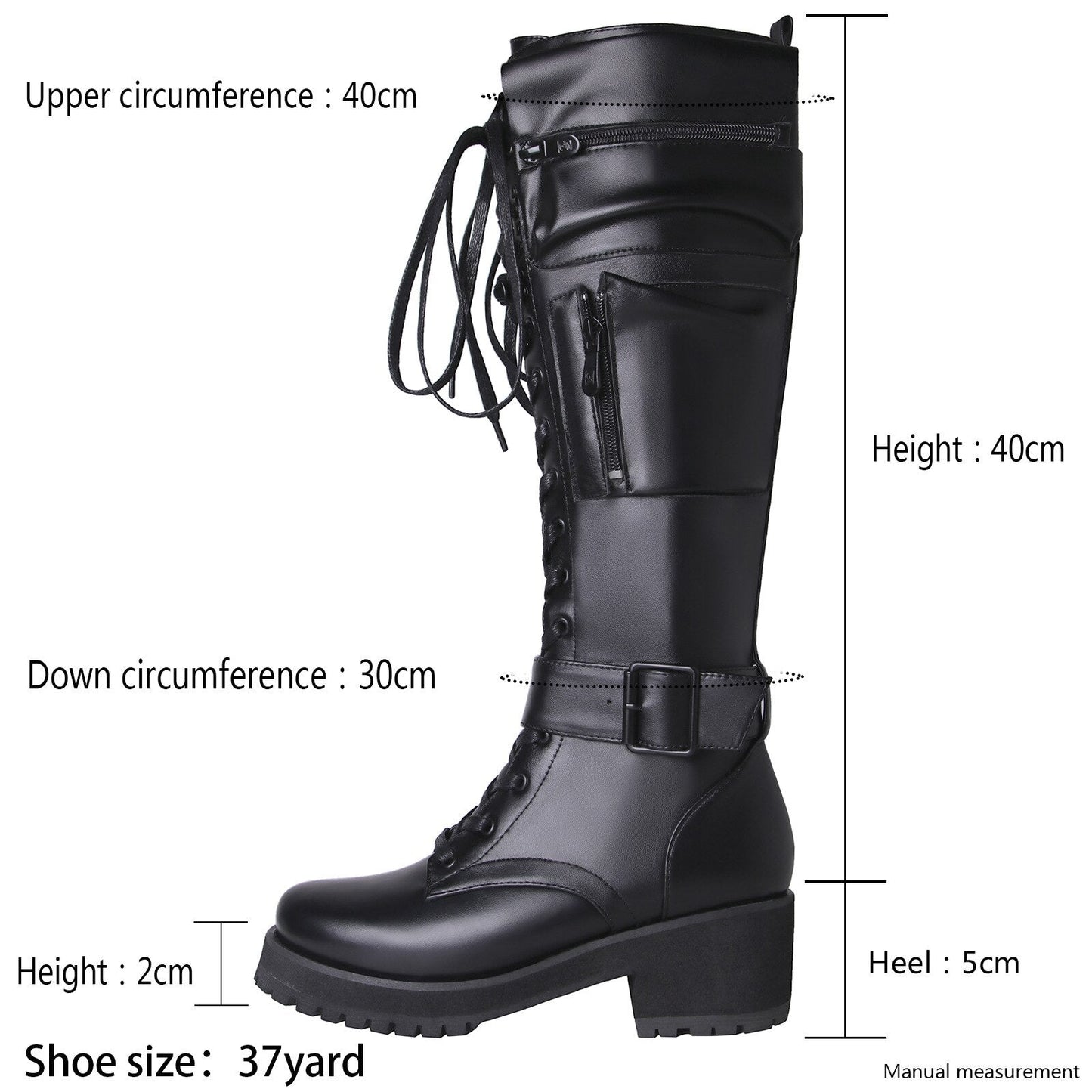 Women Luxury 2022 Platform Solid Street Style Boots - LiveTrendsX