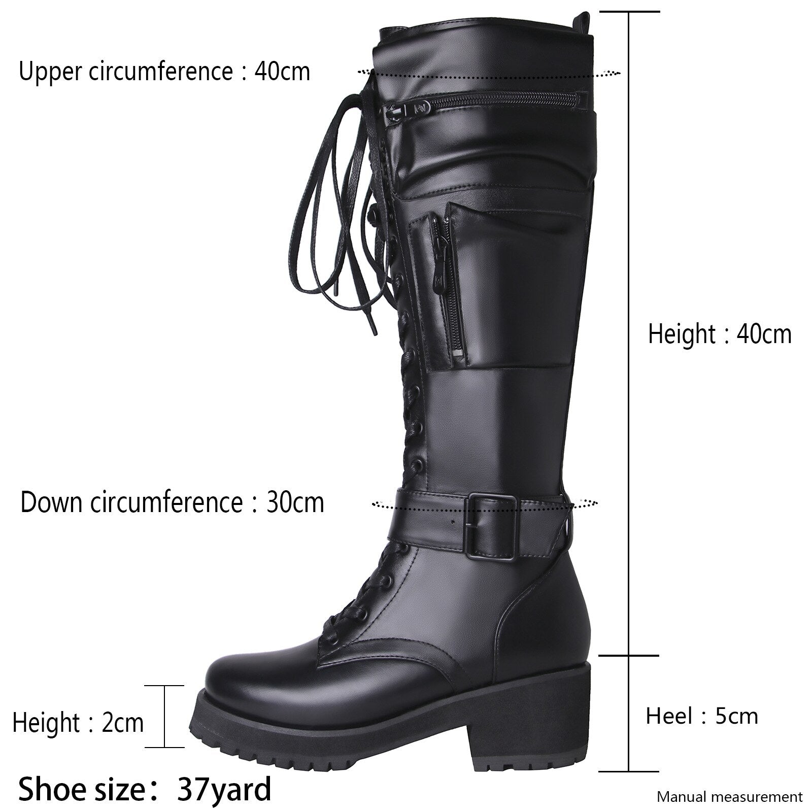 Women Luxury 2022 Platform Solid Street Style Boots - LiveTrendsX