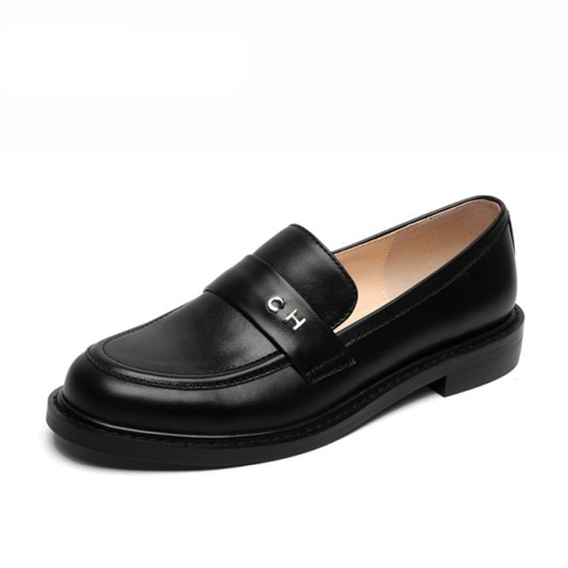 Women Round Toe Slip On Penny Loafers - LiveTrendsX