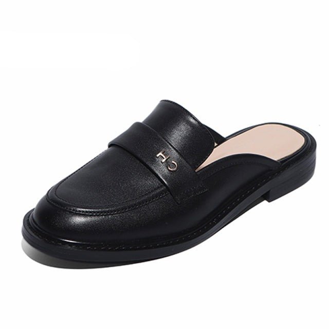 Women Round Toe Slip On Penny Loafers - LiveTrendsX