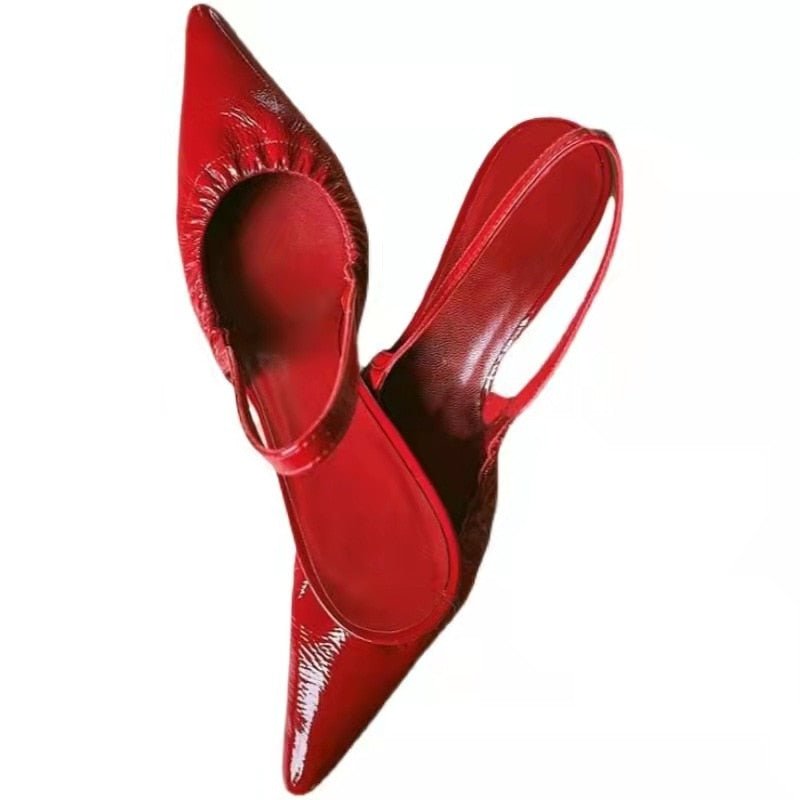 Women sandals heels pointy head shoes ladies - LiveTrendsX