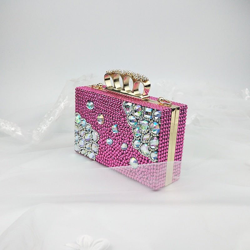 Women sandals pointed toe ankle strap crystal wedding shoes - LiveTrendsX