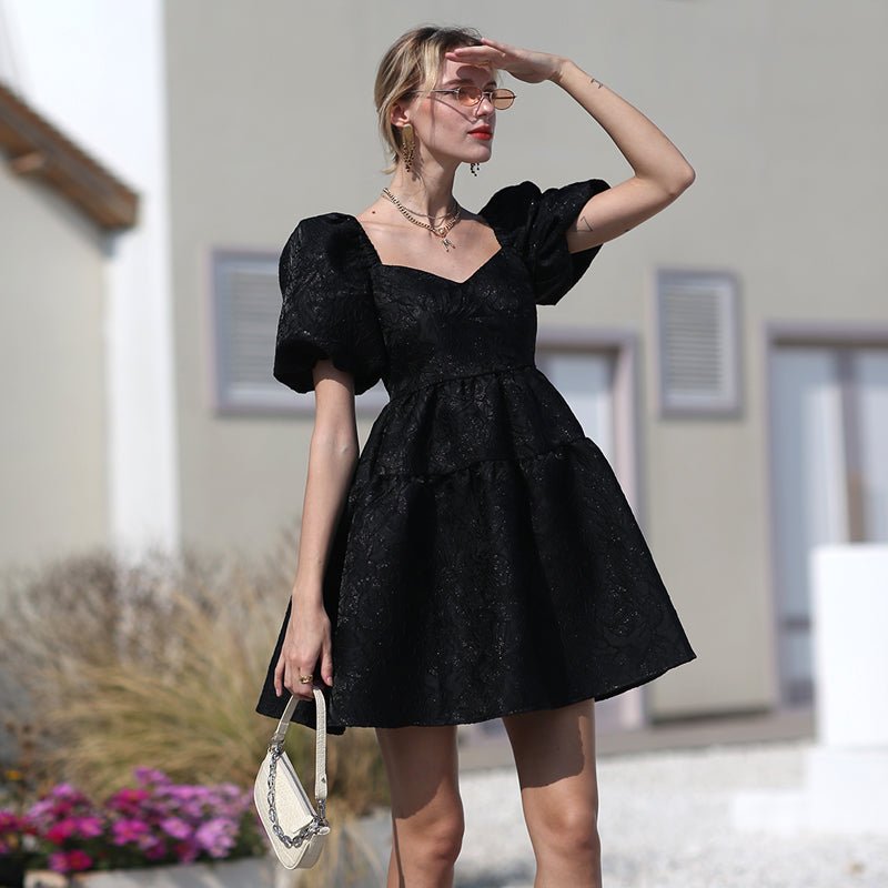 Women's summer high - end niche puffy dress - LiveTrendsX