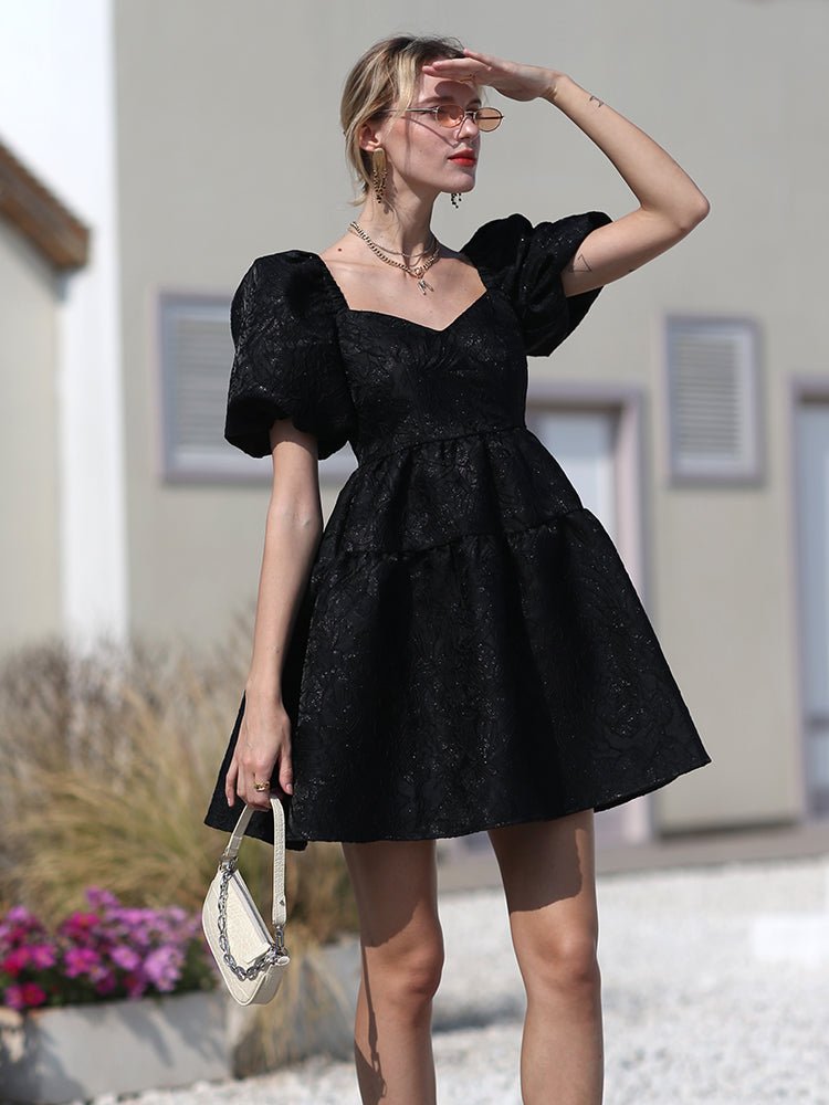 Women's summer high - end niche puffy dress - LiveTrendsX