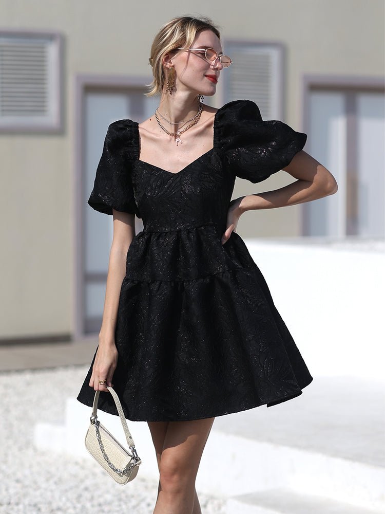 Women's summer high - end niche puffy dress - LiveTrendsX